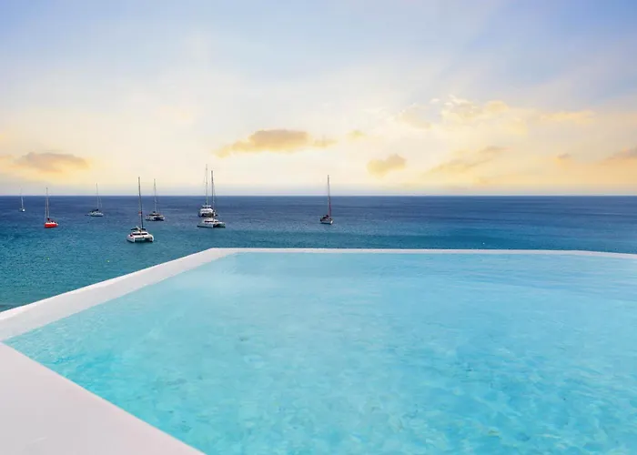 מלון Mykonos Dove Beachfront